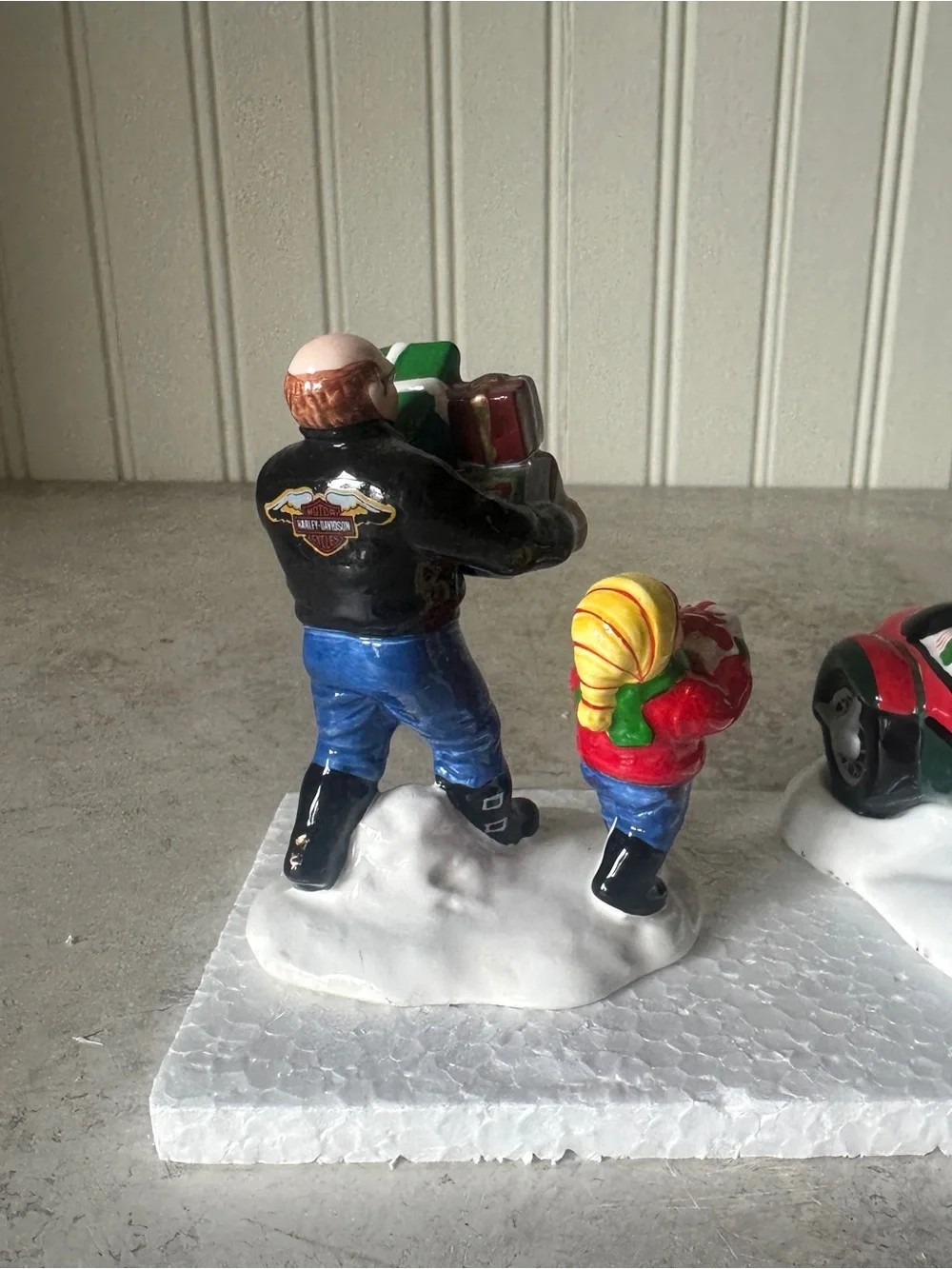 Dept 56 Snow Village A Harley-Davidson Holiday 2pc #54898 Christmas Accessory